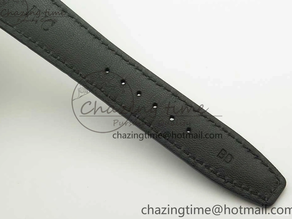 MIROTIME 0207 Portuguese Tourbillon IW5046 SS ZF Best Edition White Dial Blue Markers on Blue Leather Strap Fashionable 7149